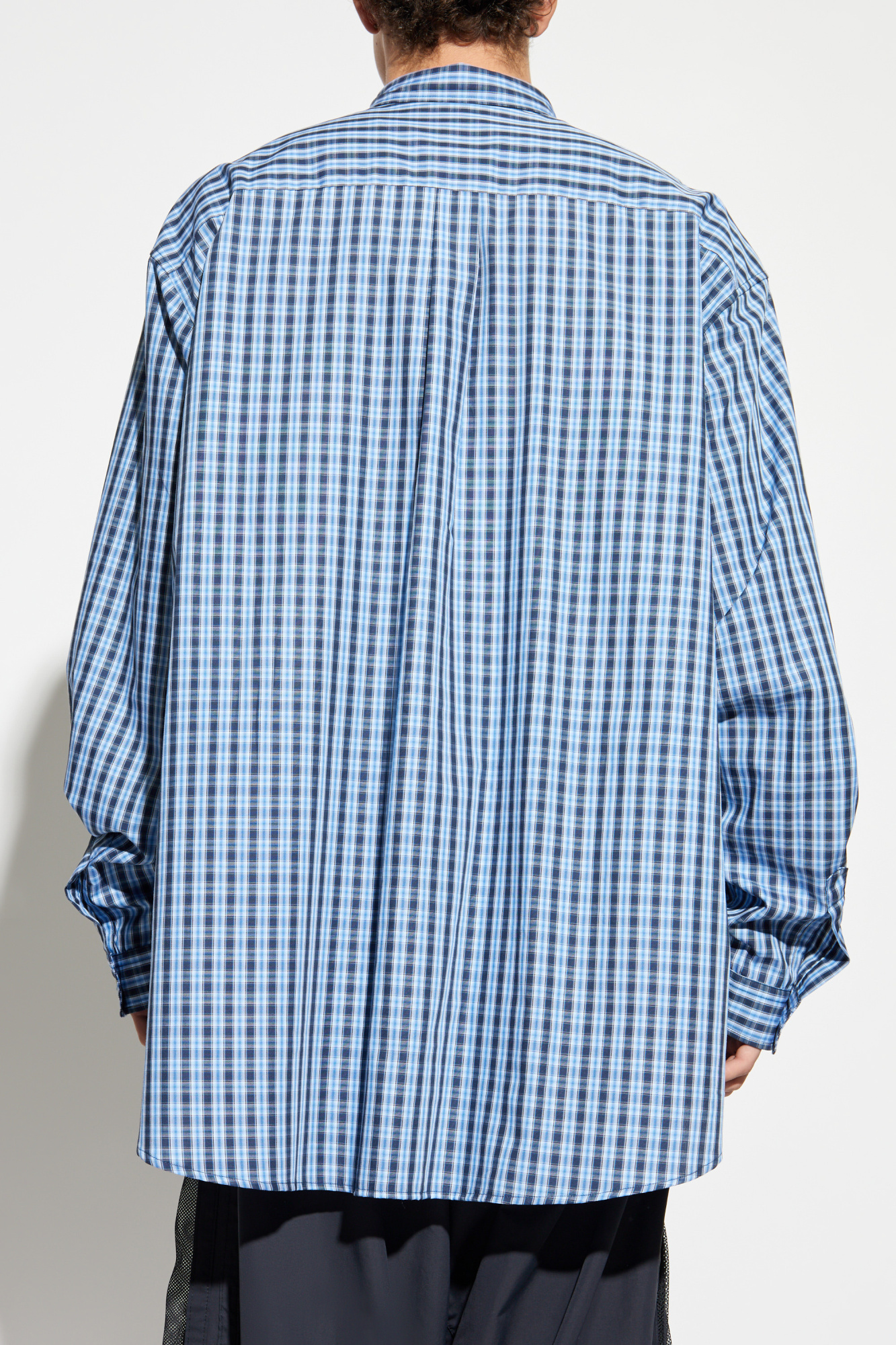 Blue Shirt with an attached tie VETEMENTS - Vitkac AS